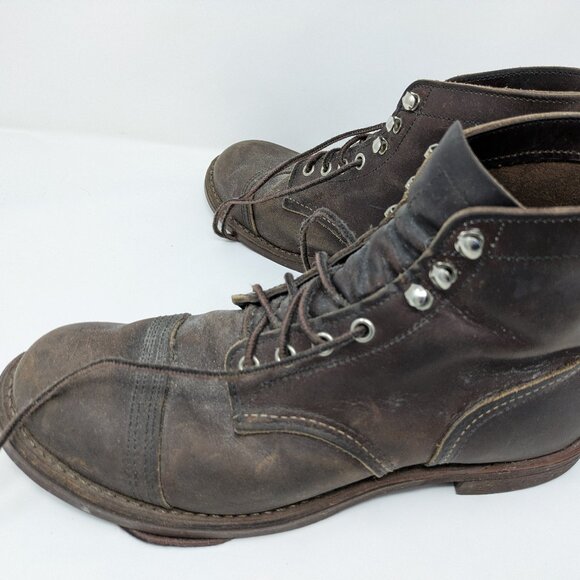 Red Wing Leather Boots Men's Size 8.5